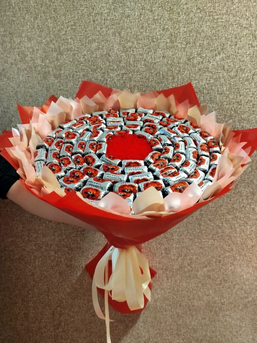 Букет з цукерок, букет с конфет, фуд-букет