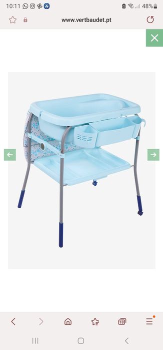 Chicco banheira/fraldario