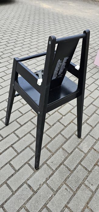 Cadeira de refeições para bebé Ikea em madeira