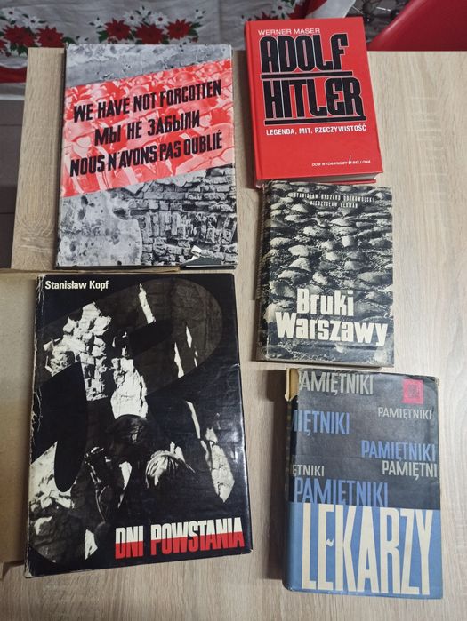Zestaw książek Ii wojna, obozy , wrzesien 1939