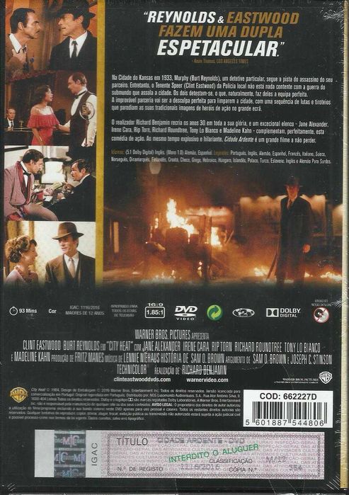 Cidade Ardente (colecção Clint Eastwood) (novo) (1984)
