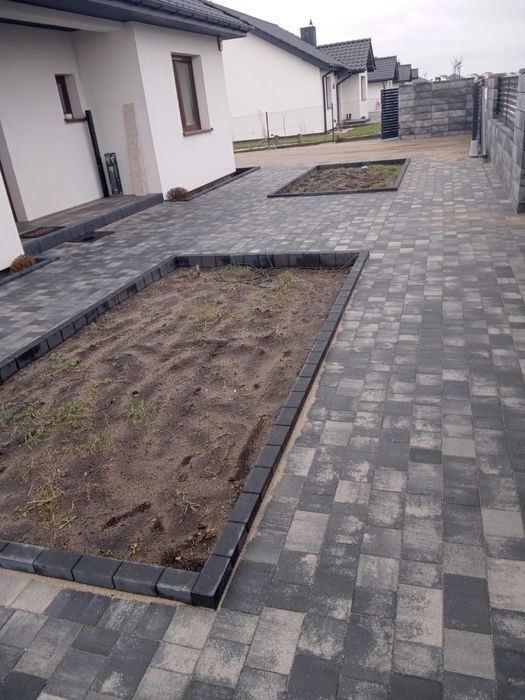 układanie kostki, usługi budowlane, Brukarstwo, Fundamenty, ogrodzenia