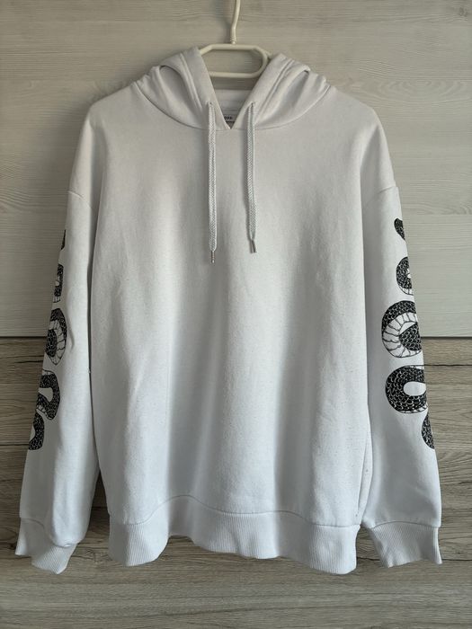 Bluza damska z kapturem z wężami oversize