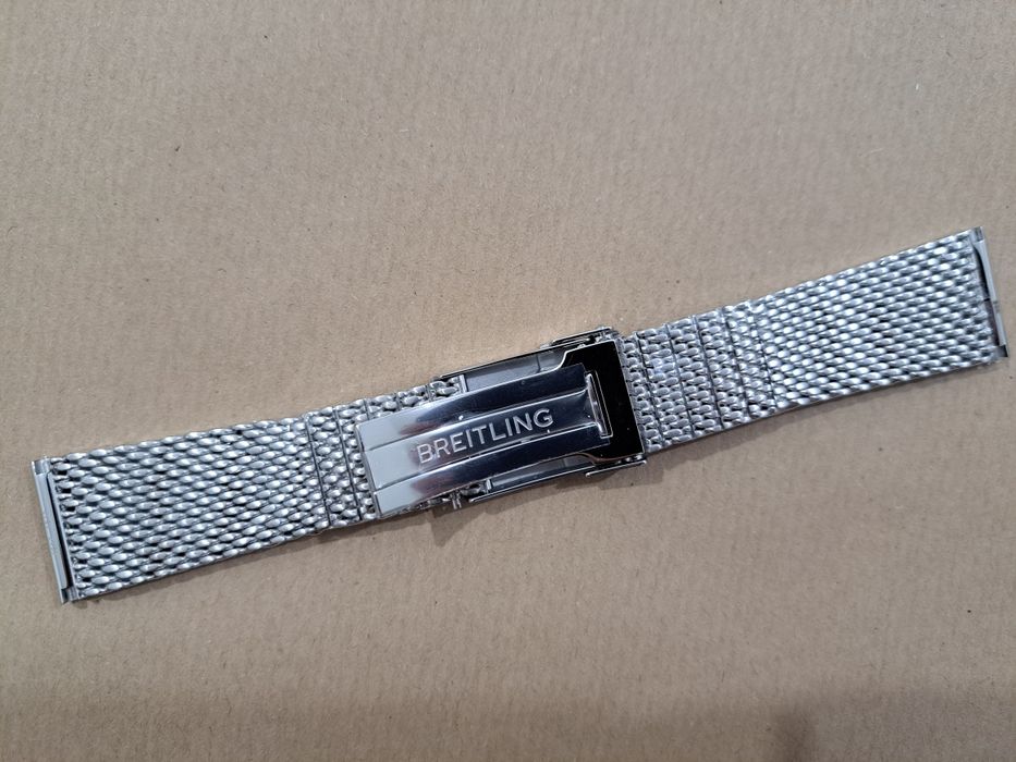 Bransoleta do Breitling Navitimer / SuperOcean/Avenger NOWA MESH 22 24