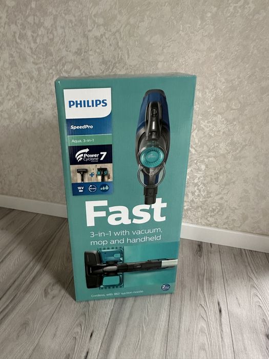 Бездротовий пилосос Philips SpeedPro Aqua 3-в-1