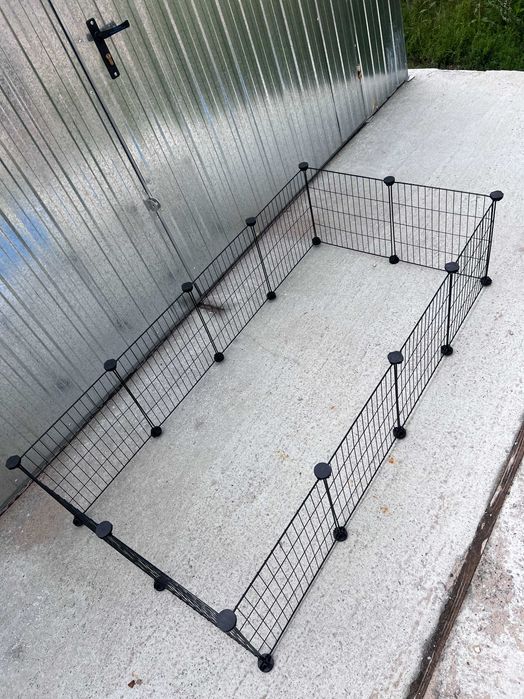 Duża klatka kojec wybieg dla świnki królika zwierząt modułowy NOWY