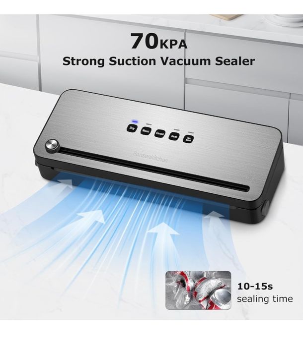 Bonsenkitchen VS3802 Zgrzewarka próżniowa