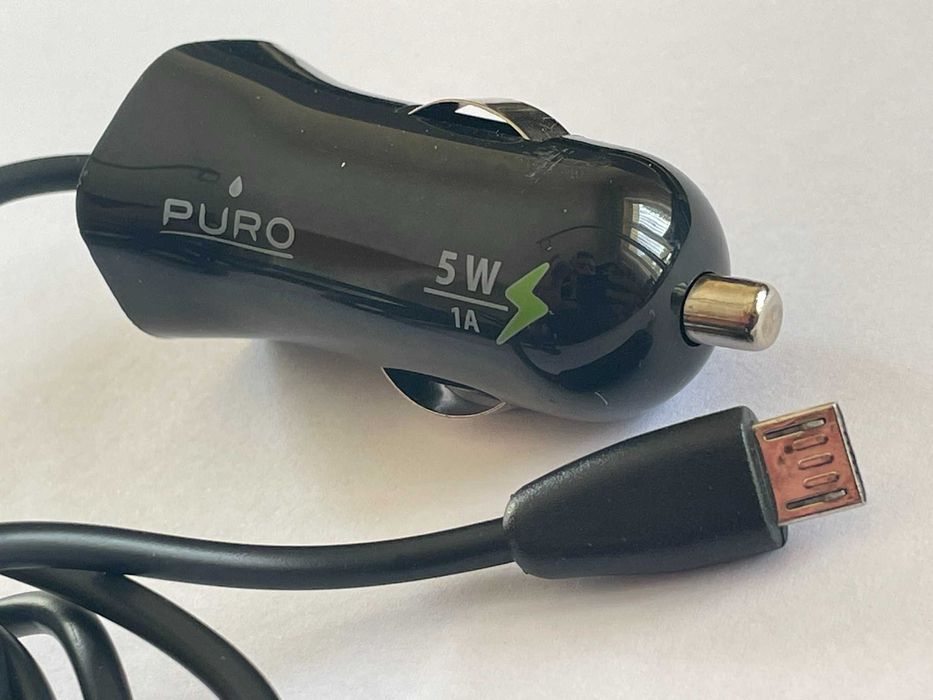 Carregador isqueiro para telemóvel micro-USB