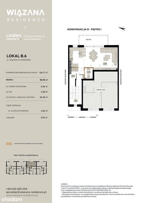 Lokal B.6 | Wiązana Residence – mieszkanie, które daje komfort domu