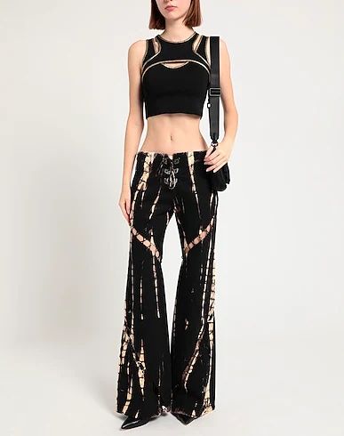 Расклешенные брюки Dion Lee Convertible Tie-Dye Denim Cargo Pants