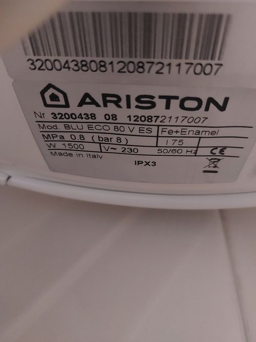 Termoacumulador Ariston 80l