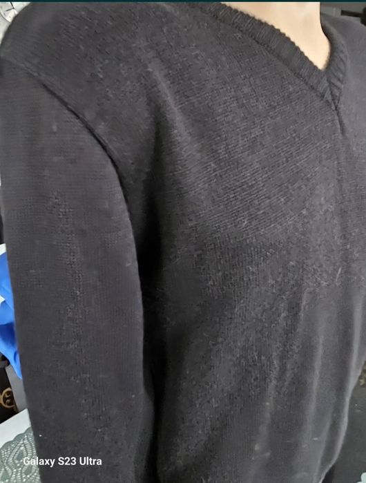 Sweter męski z konikiem akrylowy XL