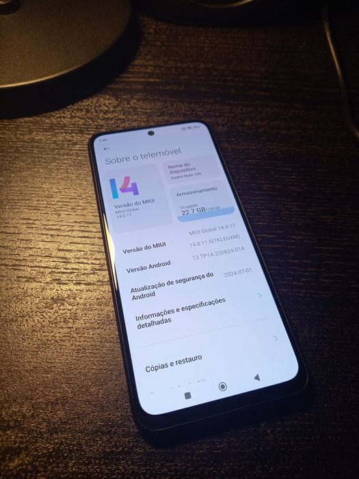 Redmi Note 10s desbloqueado