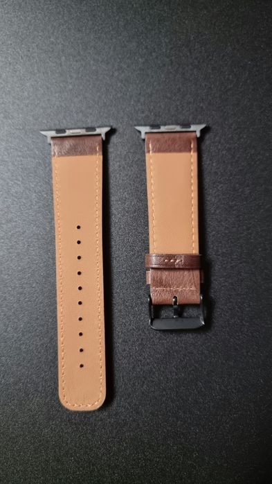Skórzane pasek do zegarków HITZEE + etui ochronne 42,44,45,46,49mm