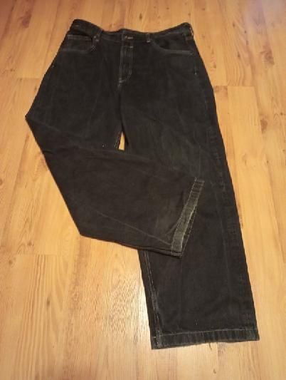 Spodnie jeansowe Bershka Baggy – Czarne/Grafitowe – Rozmiar 46