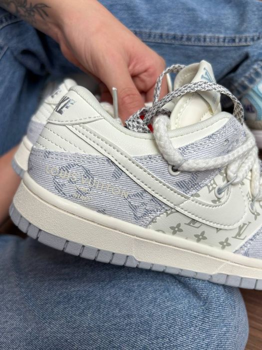 36-45 Nike SB Dunk x Louis Vuitton White Grey