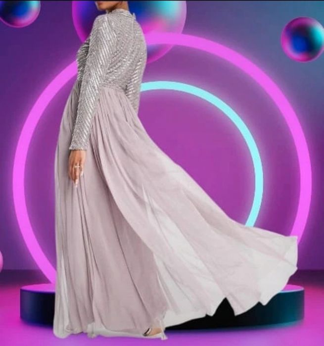 Sukienka maxi cekiny r  M