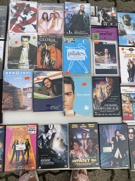 mozba wybrac 9 zl szt plyty cd z piosenkami dvd z filmami
