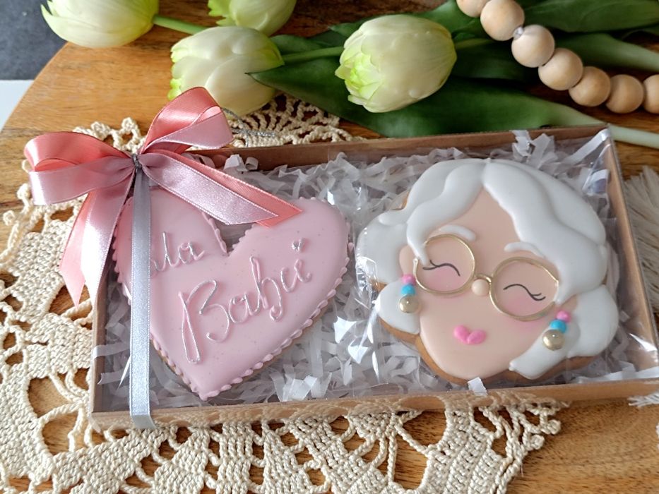 Zestaw 2 boxy pierniczków dla Babci i Dziadka