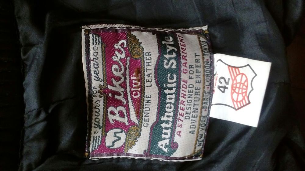 Calças de pele Bikers tamanho 42