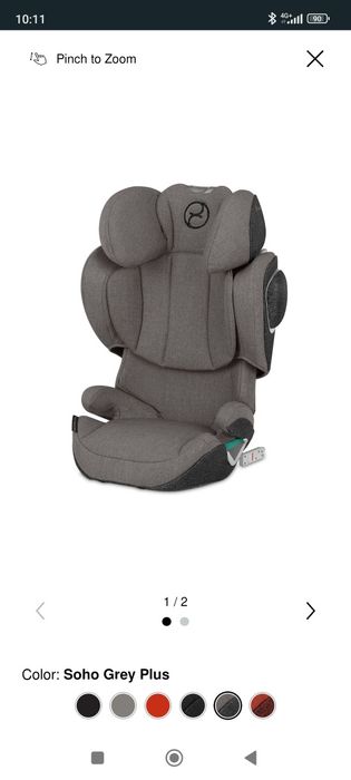 Cadeira Auto Cybex Platinum Solution Z i-Fix