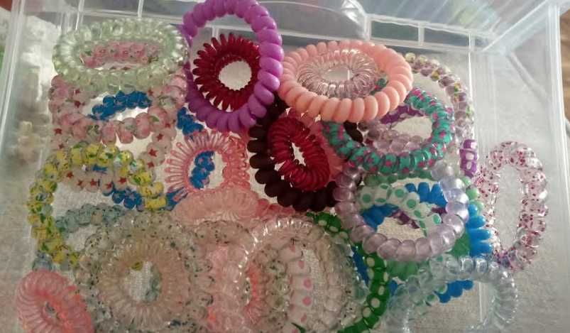CONJ. ELASTICOS CABELO, Várias cores lindas, Novos!!!