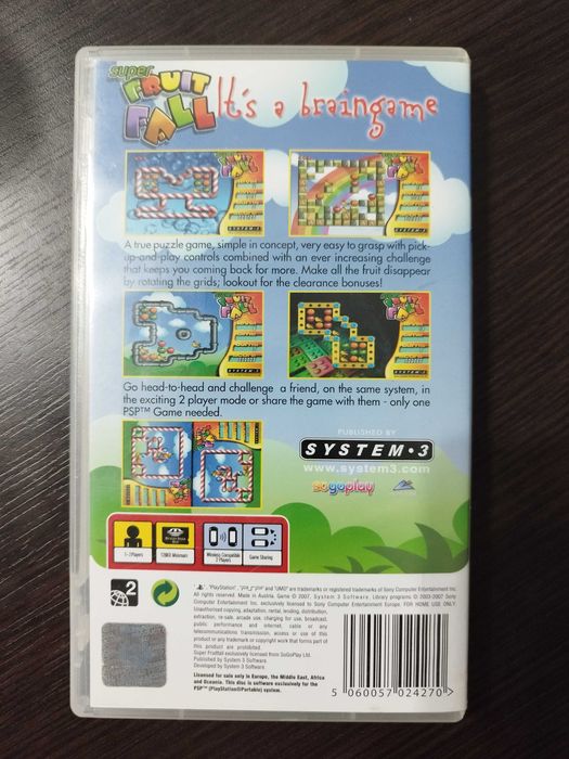 Super Fruitfall PSP