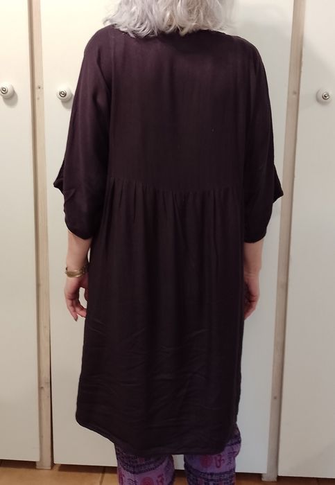 Fioletowa tunika Bon'a Parte Boho etno hippie orient bohema