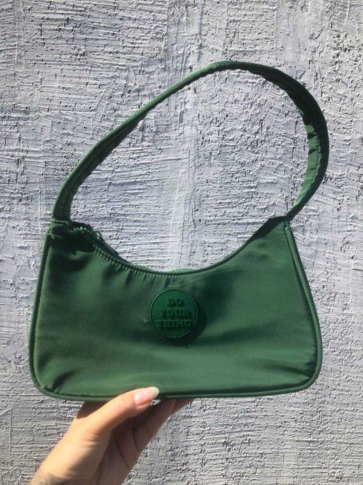 Сумка багет зелена Cropp