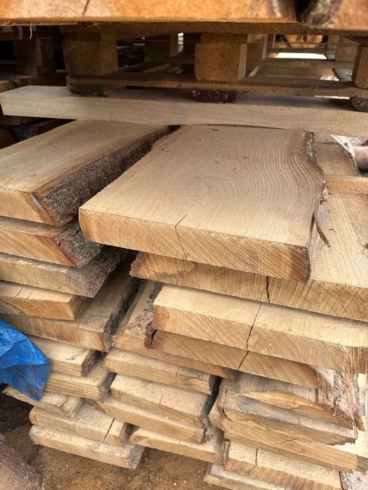 Tarcica dębowa - sucha dąb 52mm, 26mm, 2,5m, 120cm, dębina, wiąz sosna