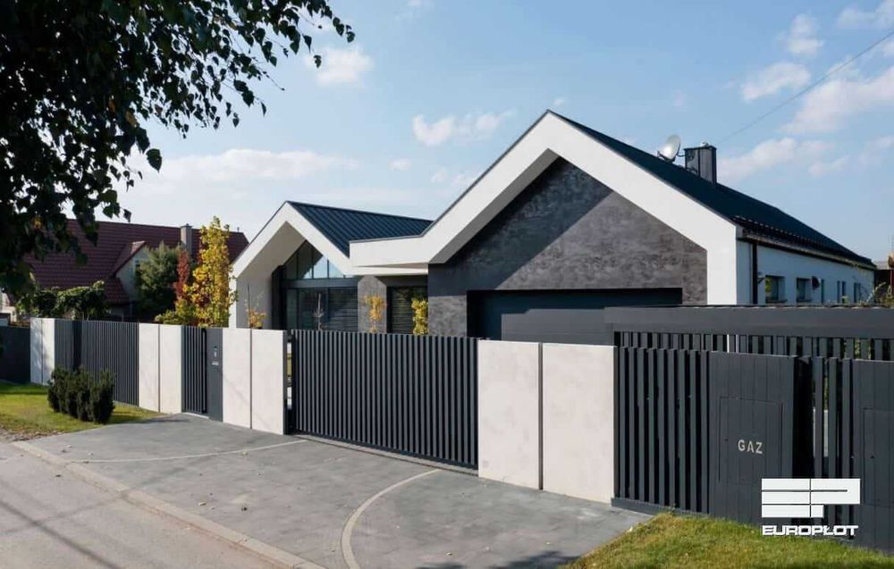 Oogrodzenie betonowe/ mury  typu "L" - beton architektoniczny