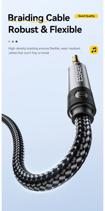 Eassager 3,5мм на 6,5 мм аудіокабель