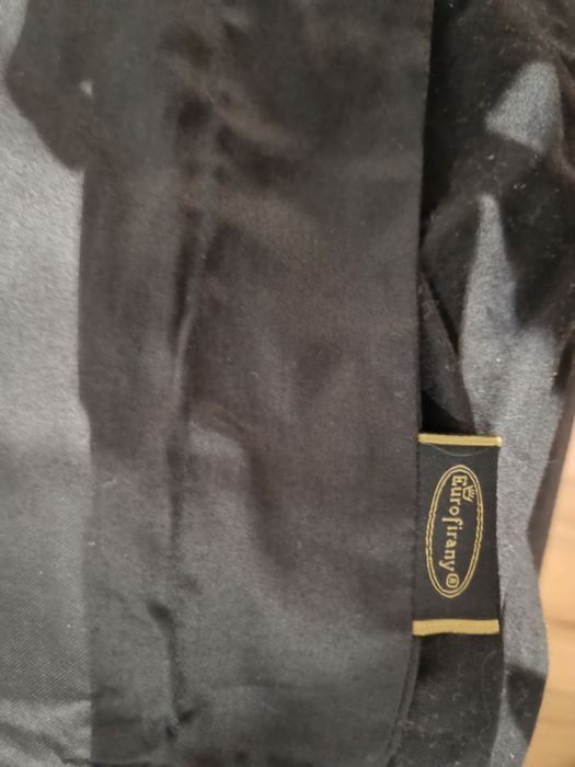 2x Pościel eurofirany  satyna bawełniana rozmiar 160X200 czarna