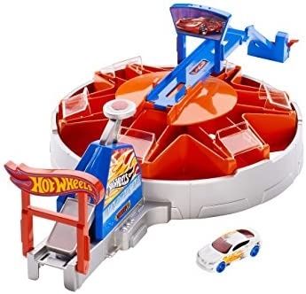 Hot wheel garaż tor wyrzutnia  mattel