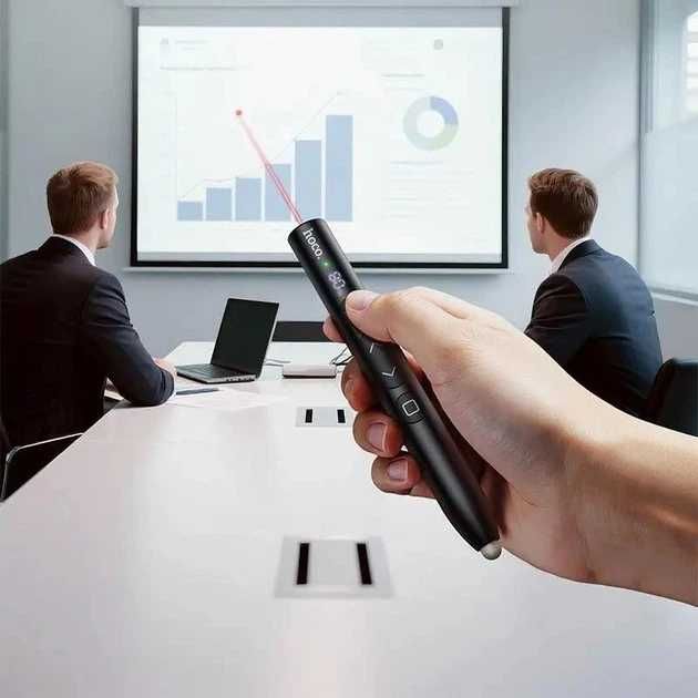Презентер Hoco GM203 акумуляторний зі стилусом. Пульт для презентацій