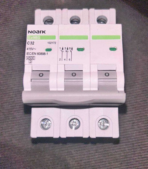 Автоматичні вимикачі Noark Ex9BS / Ex9BN (Б/У, повністю справні)