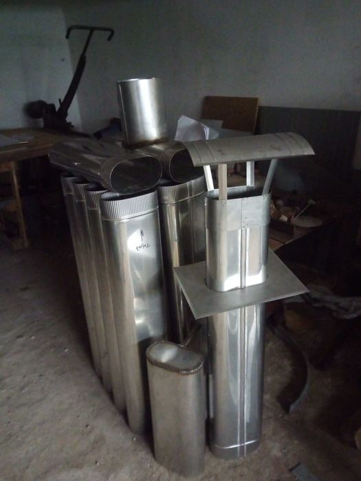 Wkład kominowy, rury do komina