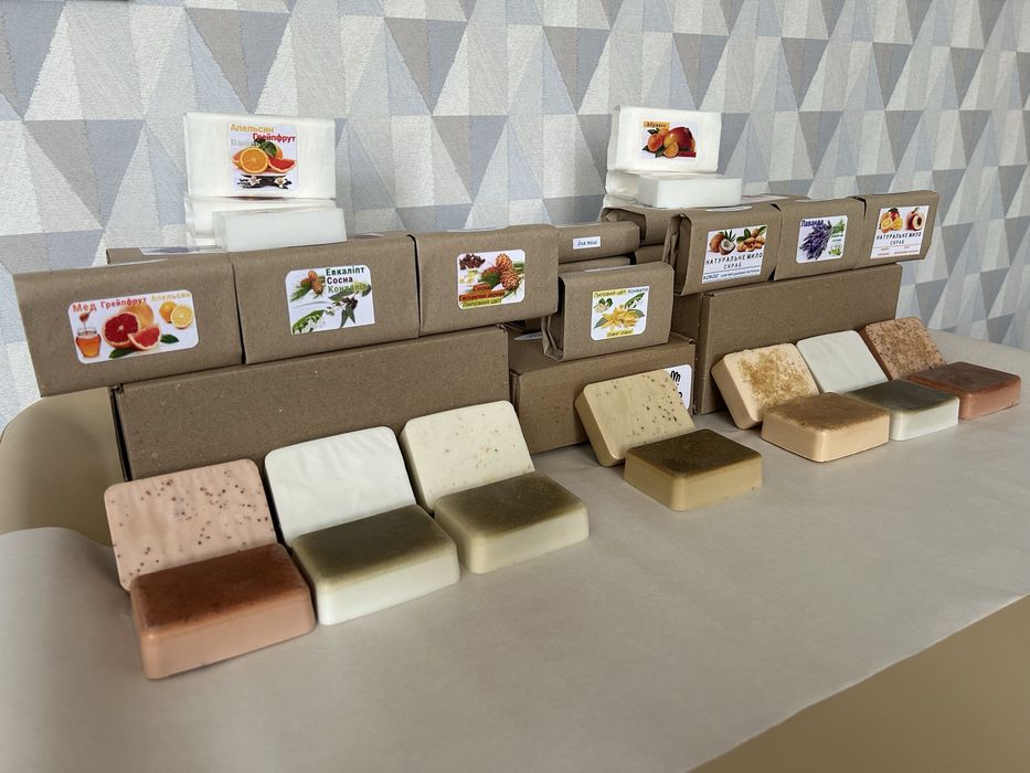 Мило скраб натуральне ручної роботи * мыло скраб ручной работы