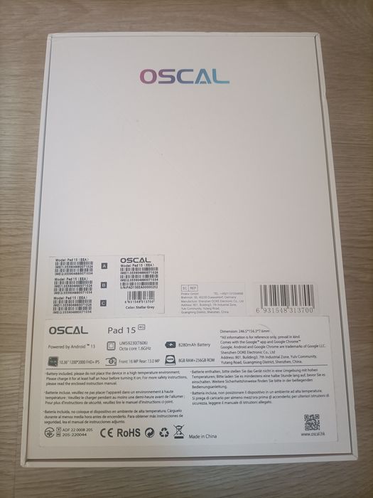 Tablet Oscal Pad 15 - Muito pouco usado