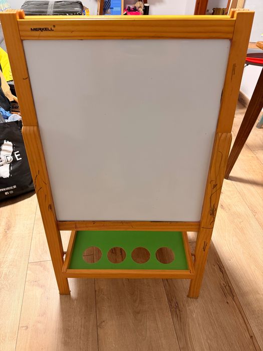 Tablica dwustronna dla dziecka Markell (Kredowa + suchościeralna)