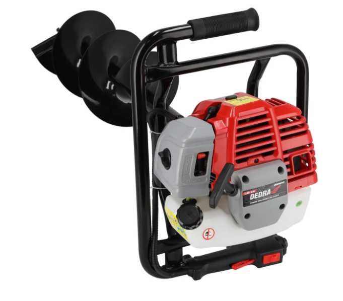 SPALINOWY ŚWIDER DO GLEBY DEDRA DED8809 52cm3  3 wiertła 100, 150, 200