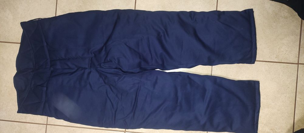 Штани чоловічі робочі зимові сині