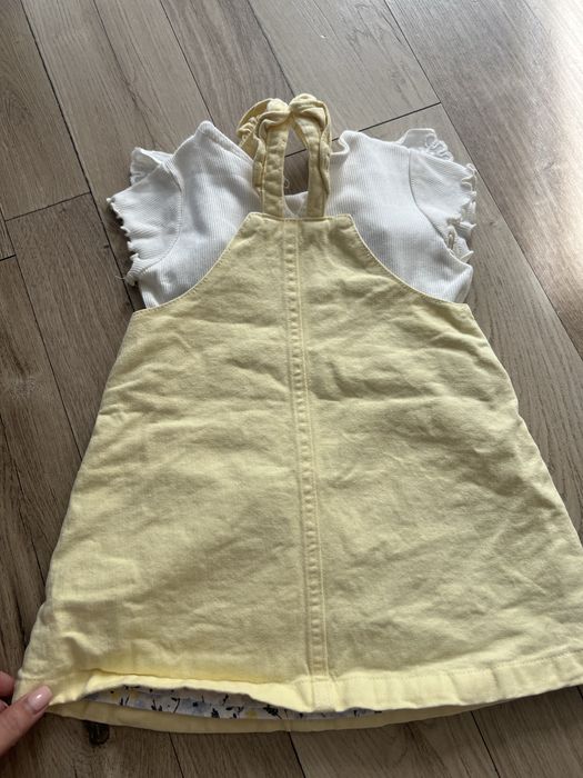 Ромпер H&M, боді Zara, сарафан для дівчинки