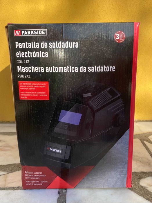 Capacete de soldadura automático PARKSIDE - Novo