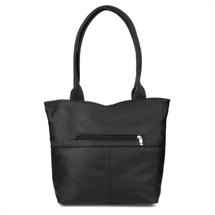 BELTIMORE torebka skórzana shopper klasyczna na ramię V471 taupe