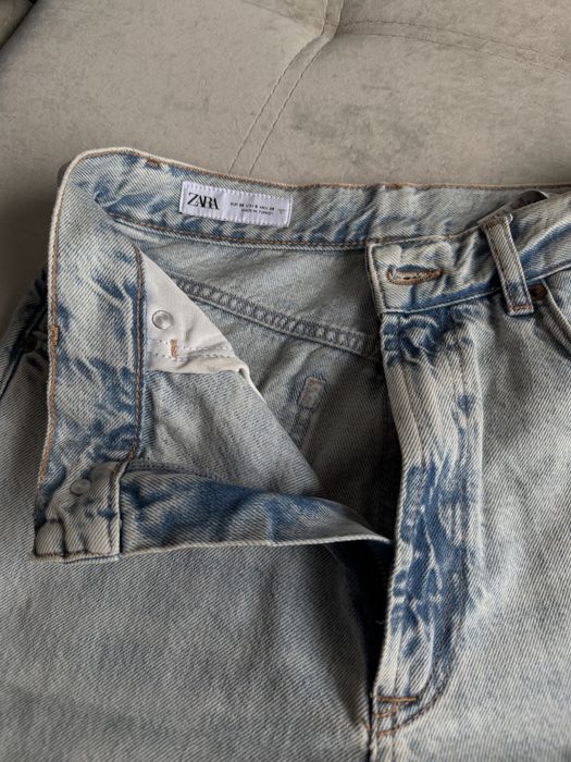Нові світлі джинси ZARA high rise wide legs 38 розмір (висока посадка)