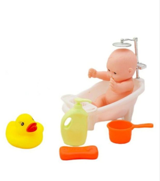 Лялька, пупс у ванній