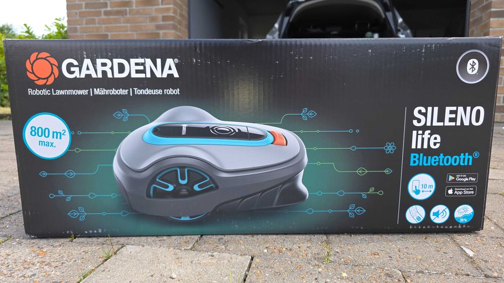 Gardena Sileno life 800m nowy robot koszący, apka na telefon.