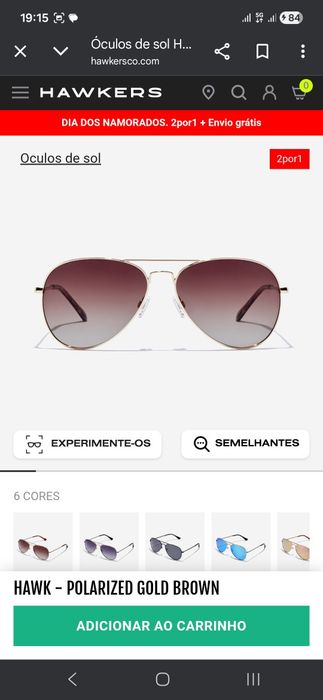 Hawkers óculos sol