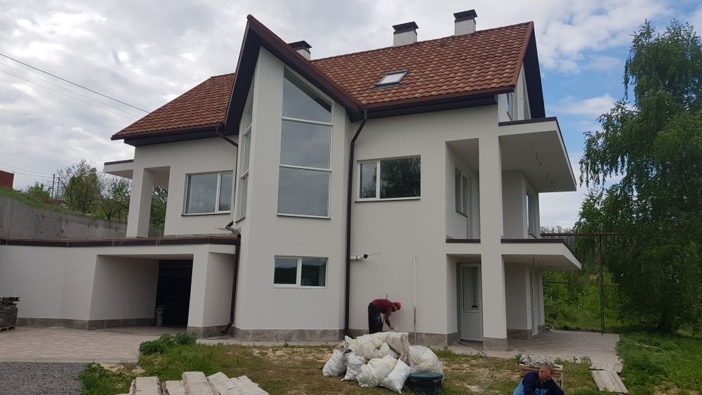 Утеплення Будинків (фасад) Монтаж водосточки та підшиви та водовідливи